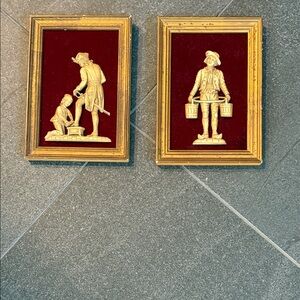 Vintage French Wall Sculptures